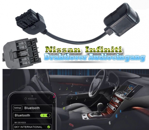 Nissan Infiniti Bluetooth Audioeingang
